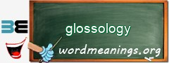 WordMeaning blackboard for glossology